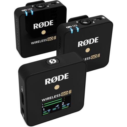 RODE Wireless GO II 2-Person Compact Digital Wireless Microphone System/Recorder Black
