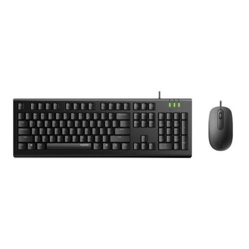 RAPOO Keyboard Mouse X120PRO Black