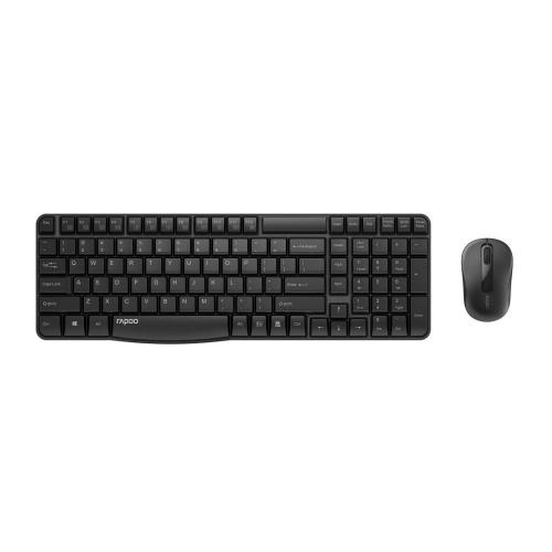 RAPOO Keyboard Mouse X1800S Black