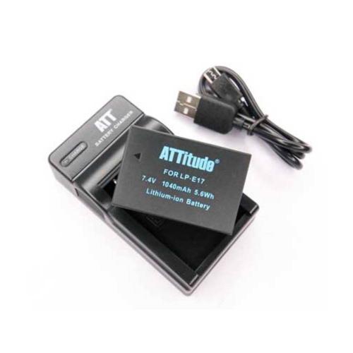 ATT Battery for Canon LP-E17 with Charger