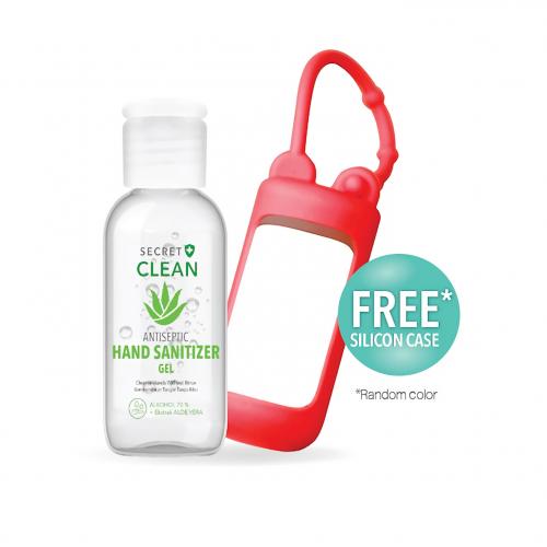 Secret Clean Hand Sanitizer Gel 50 ml + Silicon