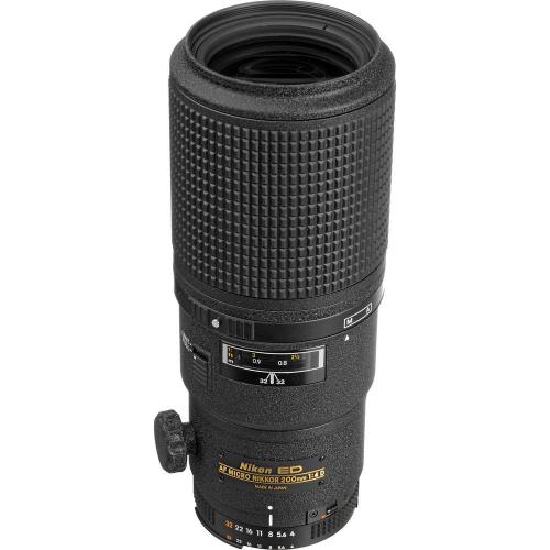 NIKON AF 200mm f/4D IF-ED Micro Nikkor Lens