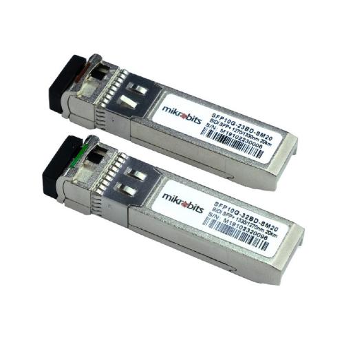 Mikrobits SFP+ Transceiver SFP-10G-BD-SM-20KM