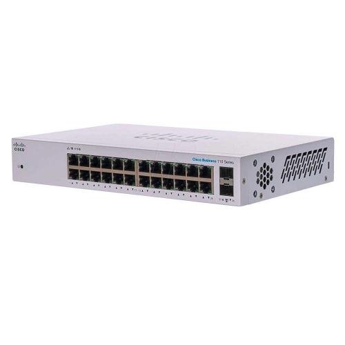 CISCO Unmanaged 24-port 2x1G SFP Switch CBS110-24T-EU