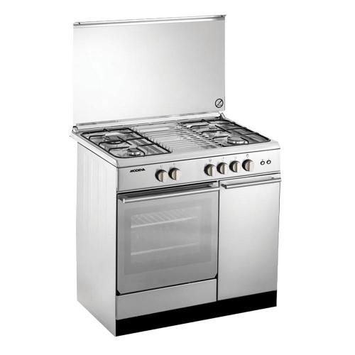 MODENA Kompor Gas Freestanding + Oven + Tempat Tabung Gas FC-7943S Silver