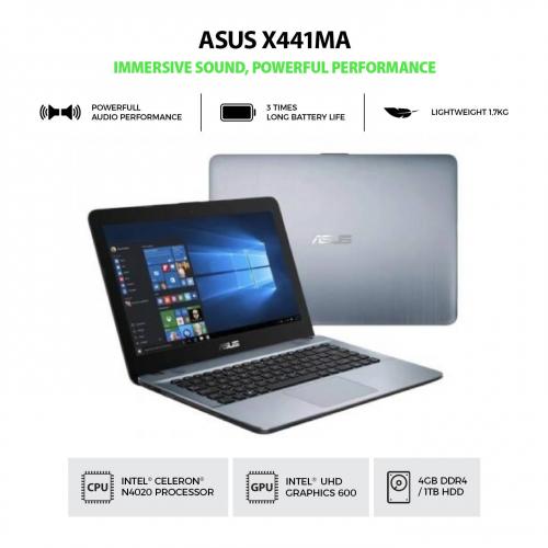 ASUS Notebook X441MA-GA032T Silver Gradient