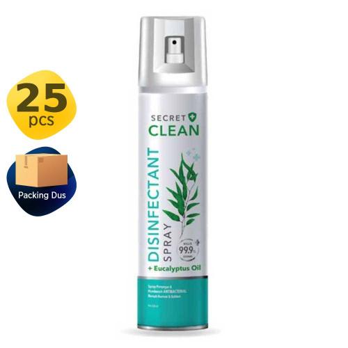 Secret Clean Disinfectant Eucalyptus Spray 200 ml 25 pcs
