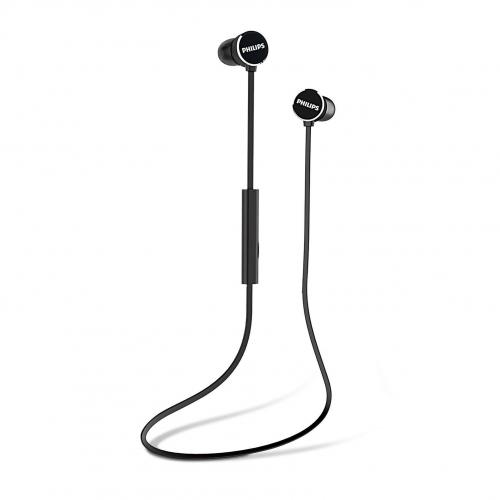 PHILIPS Wireless Headphones with Mic [TAUN102BK] - Black