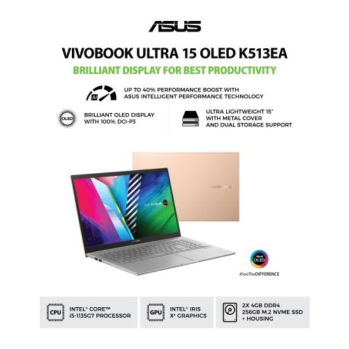 ASUS VivoBook K513EA-OLED523 Hearty Gold