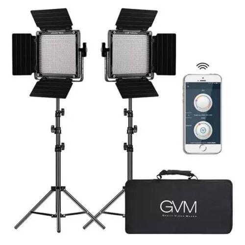 GVM Bi-Color Video Light App Remote Control  480LS-B2L