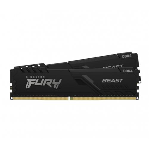 KINGSTON Fury Beast 16GB 3200MHz DDR4 CL16 DIMM 1R x 8 [KF432C16BBK2/16]
