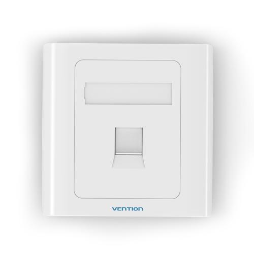 VENTION RJ45 Wall Plate 1-Port