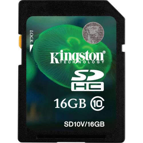 KINGSTON SDHC 16GB Class 10 SD10V/16GB
