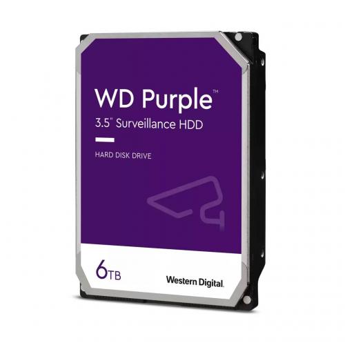WD Purple Pro Surveillance Hard Drive 6TB 256 MB [WD63PURZ]