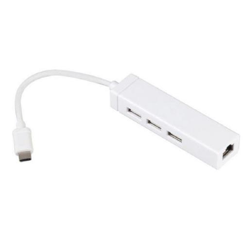 ANYLINX USB Type C 3.1 to USB Hub 3 Port + LAN Ethernet Adapter