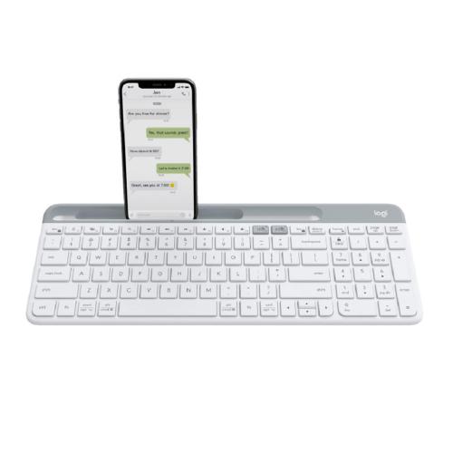 LOGITECH K580 Slim Multi-Device Wireless Keyboard Off White