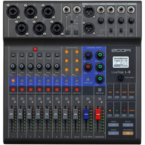 ZOOM LiveTrak L-8 8-Channel Digital Mixer