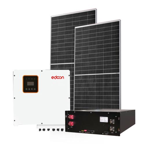 Edcon Hybrid Solar Power Package System 12.000 Watt