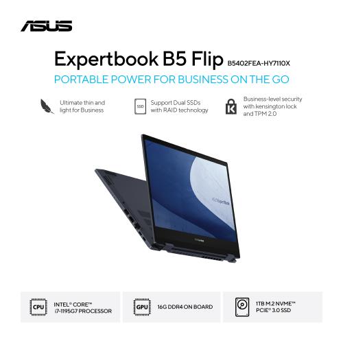 ASUS ExpertBook B5 Flip B5402FEA-HY7110X Star Black