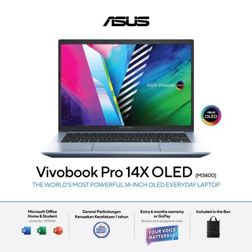 ASUS Vivobook Pro 14 OLED M3400QA-OLEDS551 Cosmos Blue