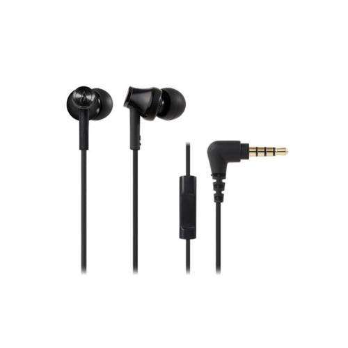 AUDIO-TECHNICA Earphone with Mic ATH-CK350iS Black