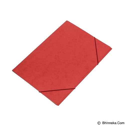 BANTEX Cardboard Document File Folio  - Red [3451 09]