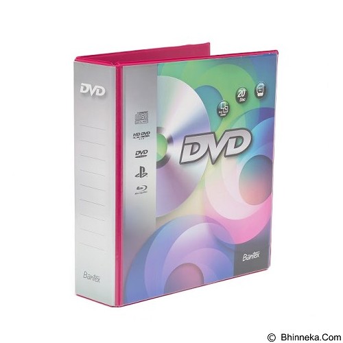 BANTEX DVD Binder 2 Ring 40mm [8541-61] - Grape