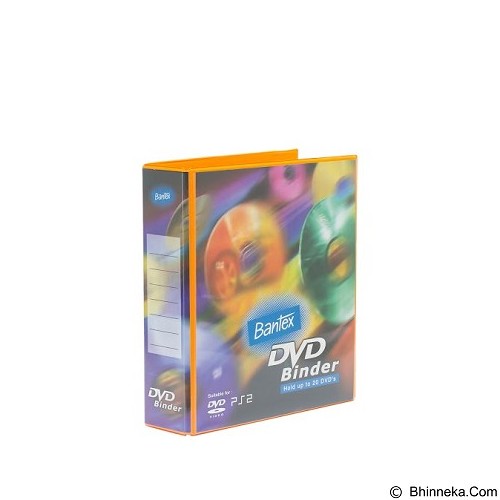 BANTEX DVD Binder 2 Ring 40mm  - Mango [8541-64]