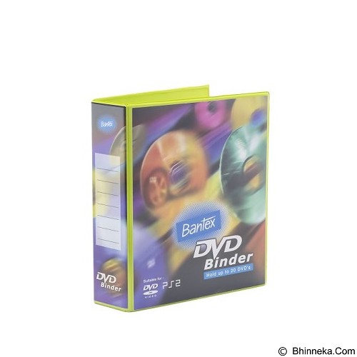 BANTEX DVD Binder 2 Ring 40mm  - Lime [8541-65]