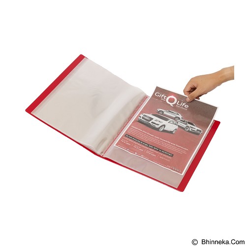 BANTEX Display Book 40 Pockets A4 [3145 09] - Red