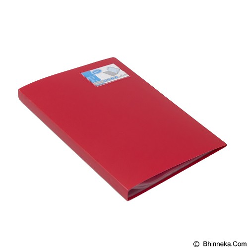 BANTEX Display Book 40 Pockets Folio  - Red [3185 09]