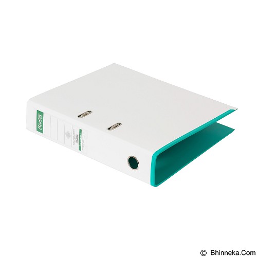 BANTEX Lever Arch File Ordner Plastic Two Tone 7cm Folio  - White turquoise [1465V0722]