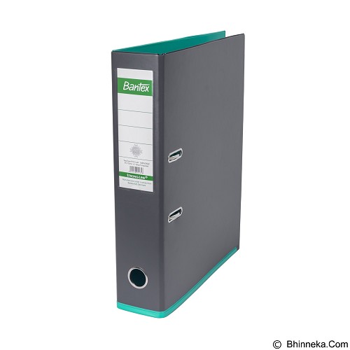 BANTEX Lever Arch File Ordner Two Tone Folio 7cm Anthracite [1465V2522] - Grey Turquoise