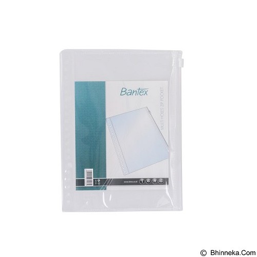 BANTEX Multiholes Zipper Pocket 20 Holes A5 [8072-08]