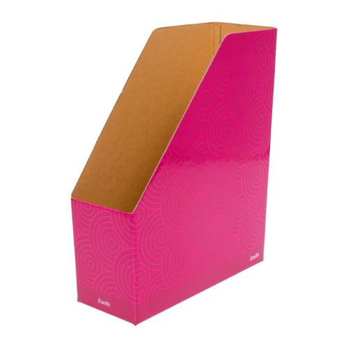 BANTEX Paper Fancy (Box File) A4 9cm 8912 Pink