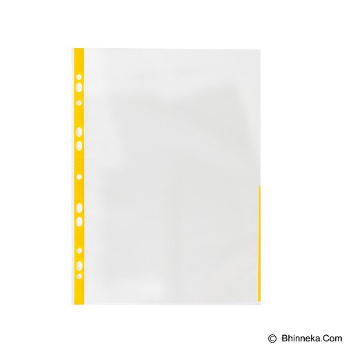 BANTEX Signal Pocket Antiglare 25 Sheets A4  - Yellow [2050 06]
