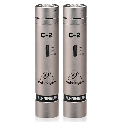 BEHRINGER C-2 Matched Studio Condenser Microphones (pair)