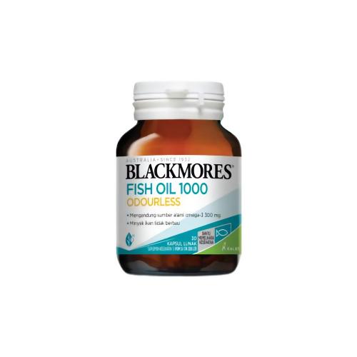 BLACKMORES Odourless Fish Oil 1000 30 Tablets  @2 Pcs