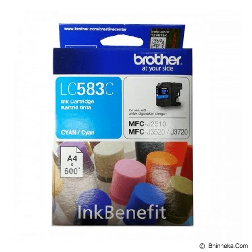 BROTHER Cyan Ink Cartridge LC-583C