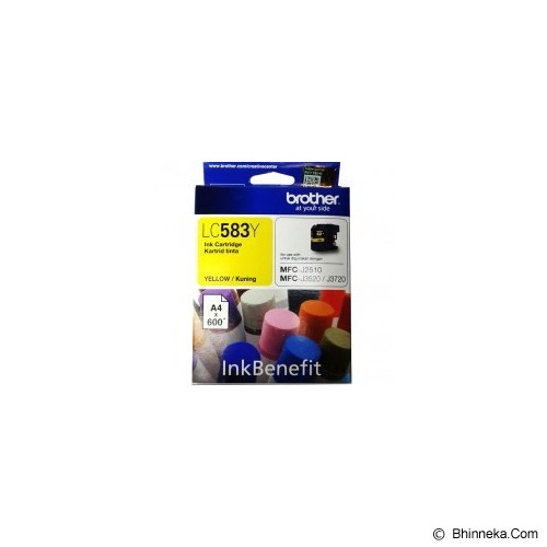 BROTHER Yellow Ink Cartridge LC-583Y
