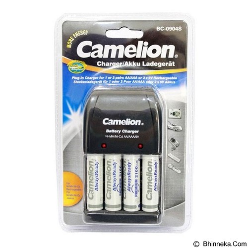 CAMELION Charger with 4 2100mAh Battery BC-0904S