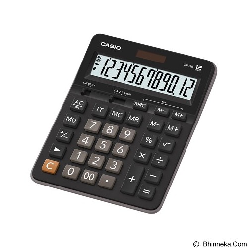 CASIO Kalkulator GX-12B-BK - Black