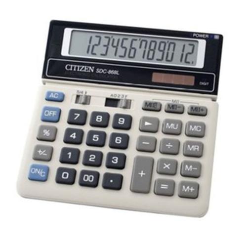 CITIZEN Calculator Desktop 12 Digit SDC-878