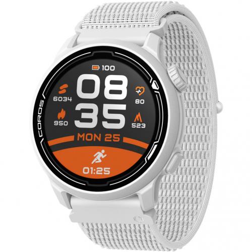 COROS Pace 2 Premium GPS Sport Watch Nylon Band White