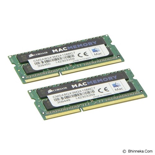 CORSAIR Mac Memory 2x 4GB DDR3 CMSA8GX3M2A1066C7