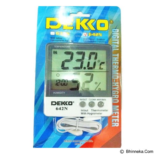 DEKKO Digital Thermo-Hygro Meter 642N