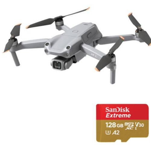 DJI Air 2S Fly More Combo Drone with Smart Controller + microSD 128GB