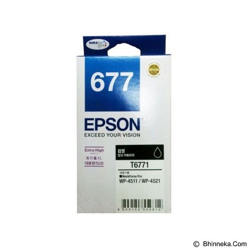 EPSON Black High Capacity Cartridge C13T677190
