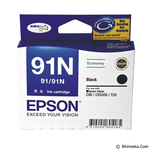 EPSON Black Ink Cartridge 91N C13T107190