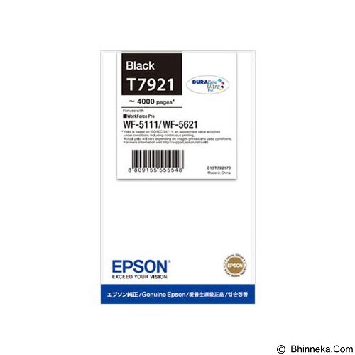 EPSON Black STD Ink Cartridge C13T792190